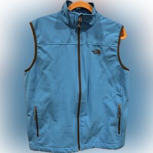 The North Face Blue Troglo Weather Resistant Softshell Vest